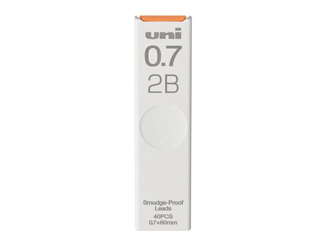 Uni Lead Refill (40 pieces) - 0.7mm (2B) - Image 3