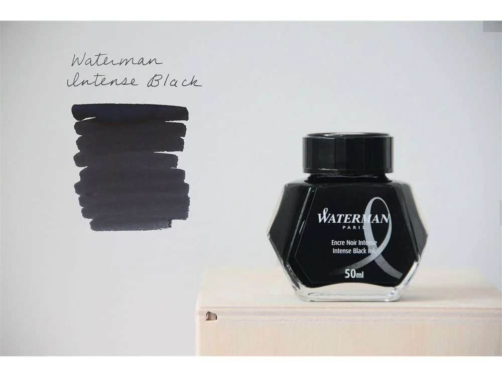 Waterman Fountain Pen Ink (50mL) - Intense Black