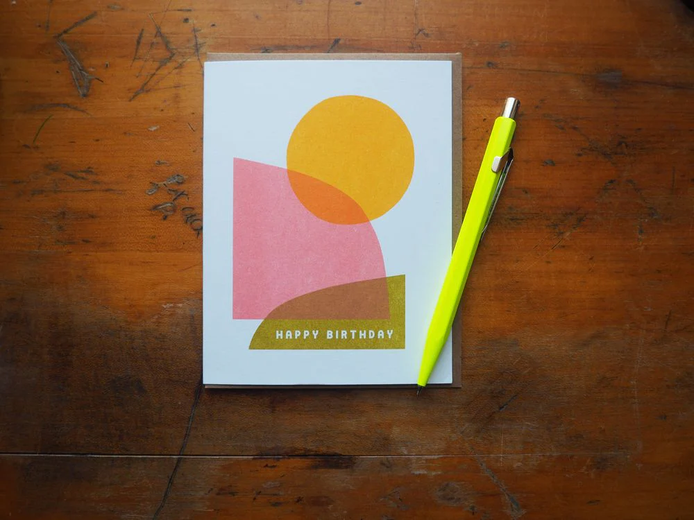 Worthwhile Paper - Birthday Card - Hills