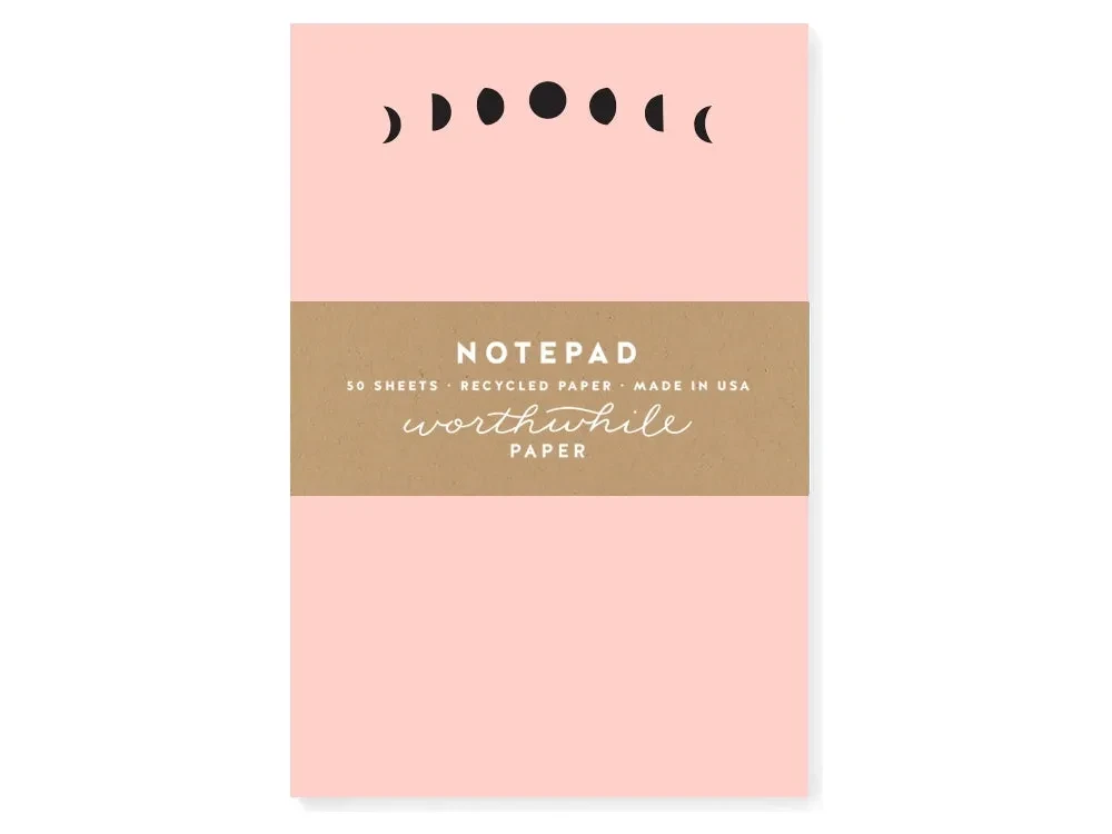 Worthwhile Paper - Notepad - Moon Phases