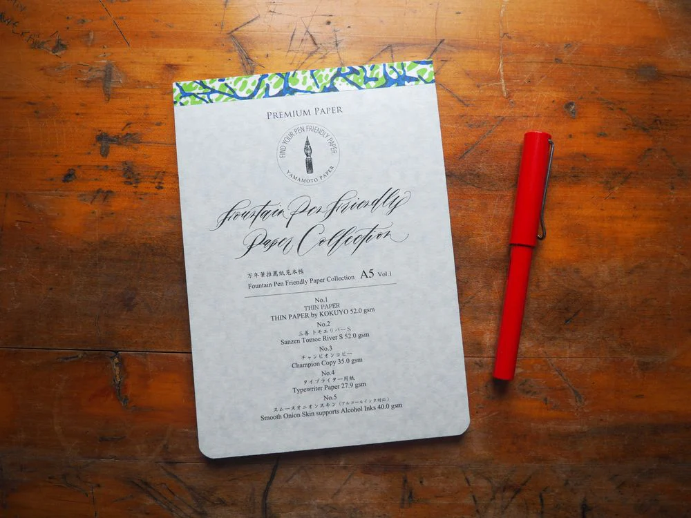 Yamamoto Fountain Pen Friendly Paper Collection A5 - Volume 1