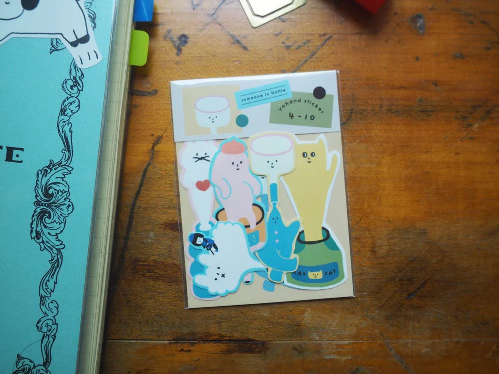 Yohand Studio - Medium Sticker Set - 4-10 - Someone In Bottle