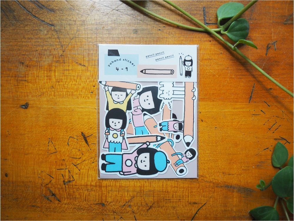 Yohand Studio - Medium Sticker Set - 4-9 - Pencil