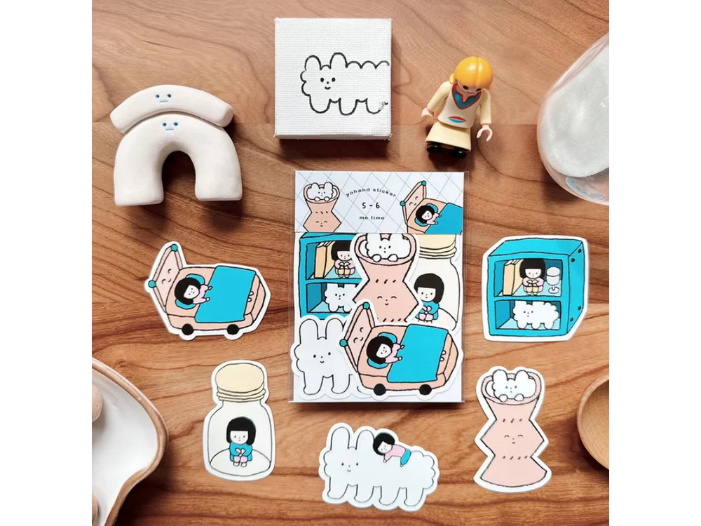 Yohand Studio - Medium Sticker Set - 5-6 - Me Time