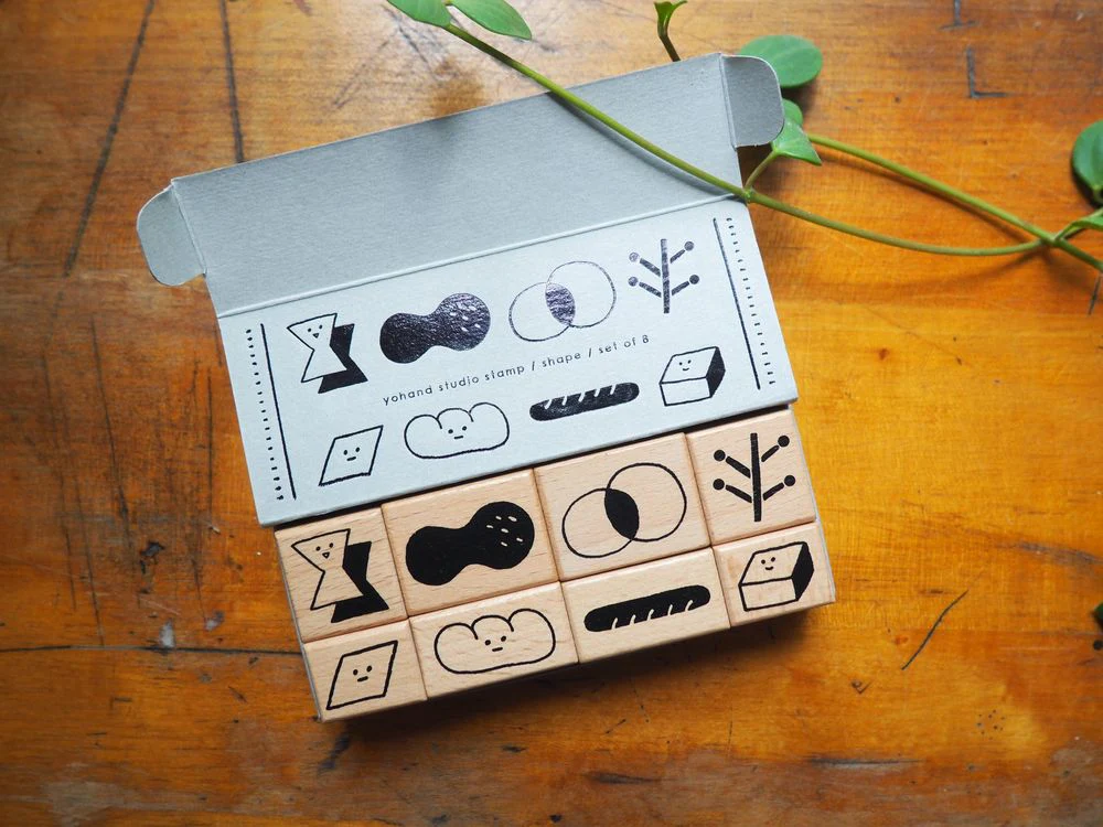 Yohand Studio - Stamp Set - A Box of Shapes (8 stamps)