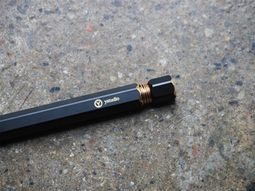 YSTUDIO Classic Revolve Ballpoint Pen (Spring) - Black - Image 2