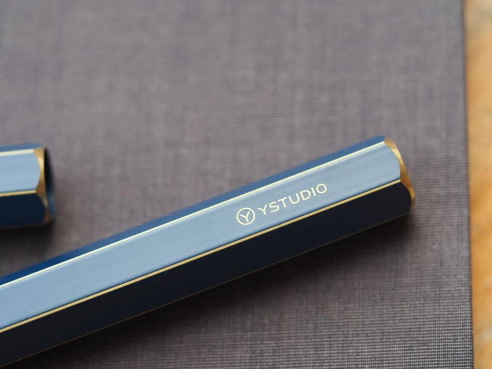 YSTUDIO Classic Revolve Fountain Pen - Blue - Image 5