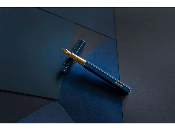 YSTUDIO Classic Revolve Fountain Pen - Blue - Image 7