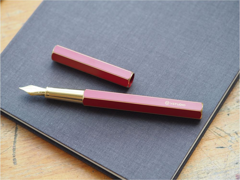 YSTUDIO Classic Revolve Fountain Pen - Red - Image 3