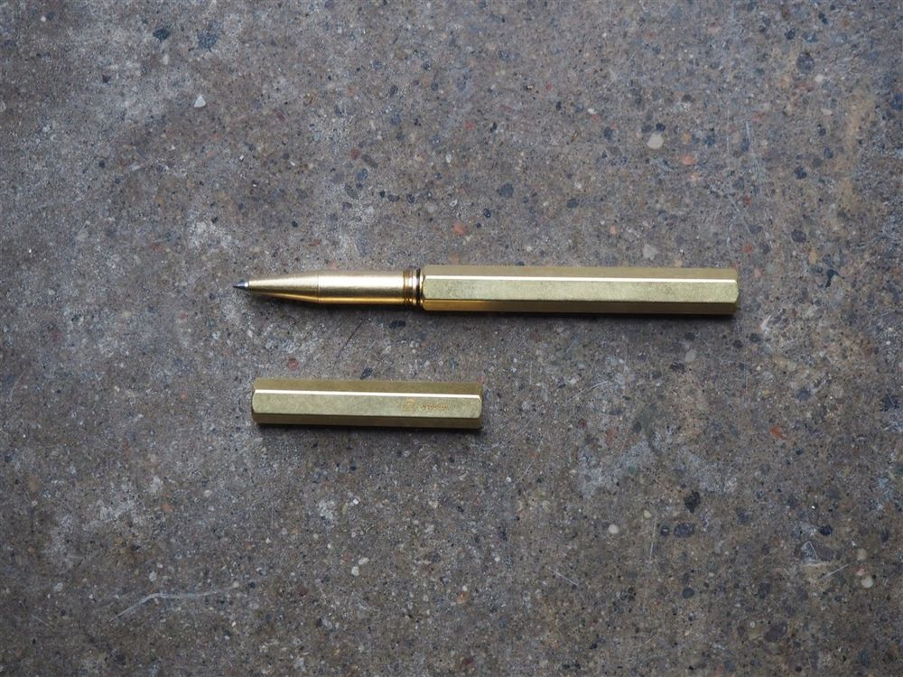 YSTUDIO Classic Revolve Rollerball Pen - Brass - Image 3