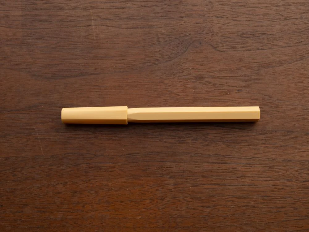 YSTUDIO Glamour Evolve - Ocean Sustainable Rollerball Pen - Dawn Yellow