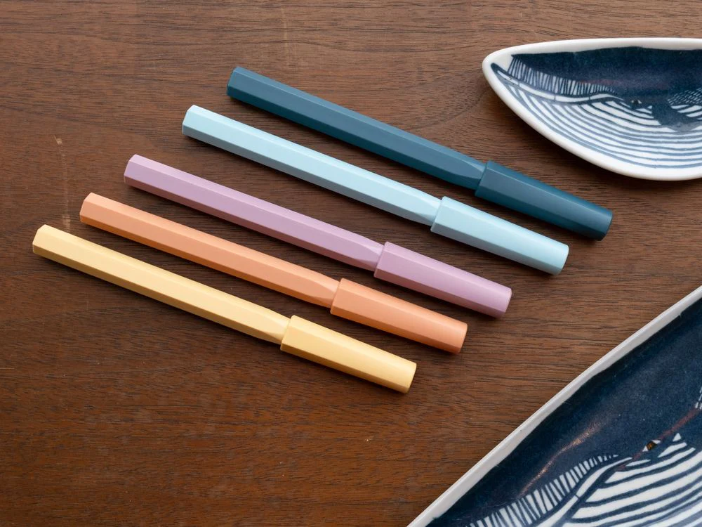 YSTUDIO Glamour Evolve - Ocean Sustainable Rollerball Pen - Dawn Yellow - Image 4