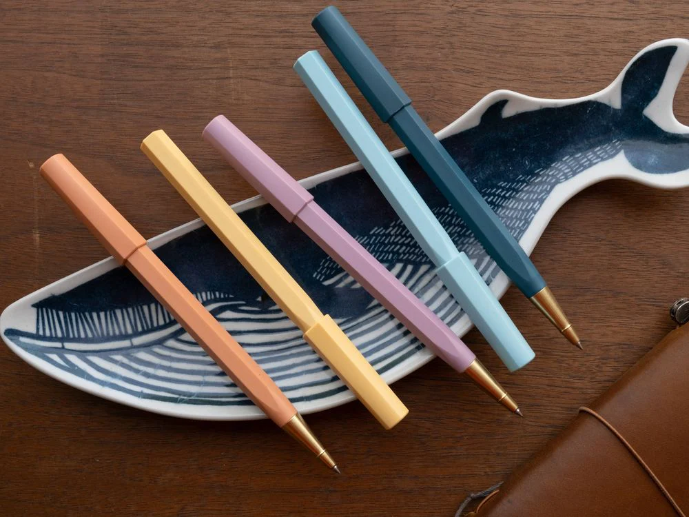 YSTUDIO Glamour Evolve - Ocean Sustainable Rollerball Pen - Evening Purple - Image 3