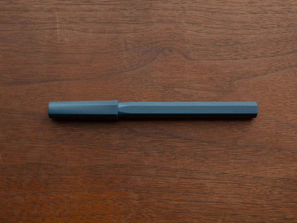 YSTUDIO Glamour Evolve - Ocean Sustainable Rollerball Pen - Sea Indigo