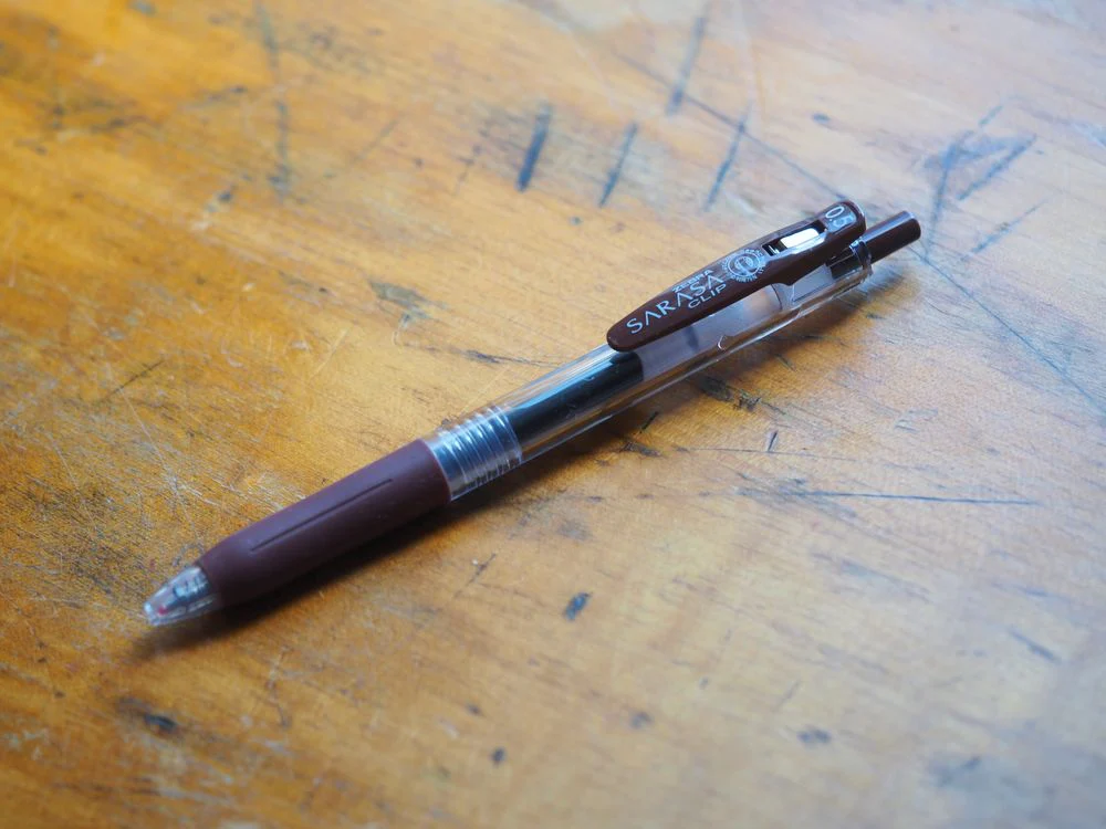 Zebra Sarasa Gel Pen - 0.5mm - Brown