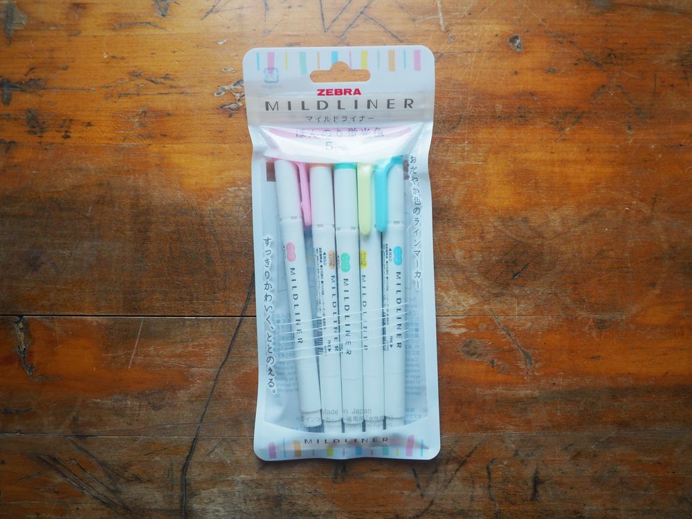 Zebra Mildliner Set (Pack of 5)